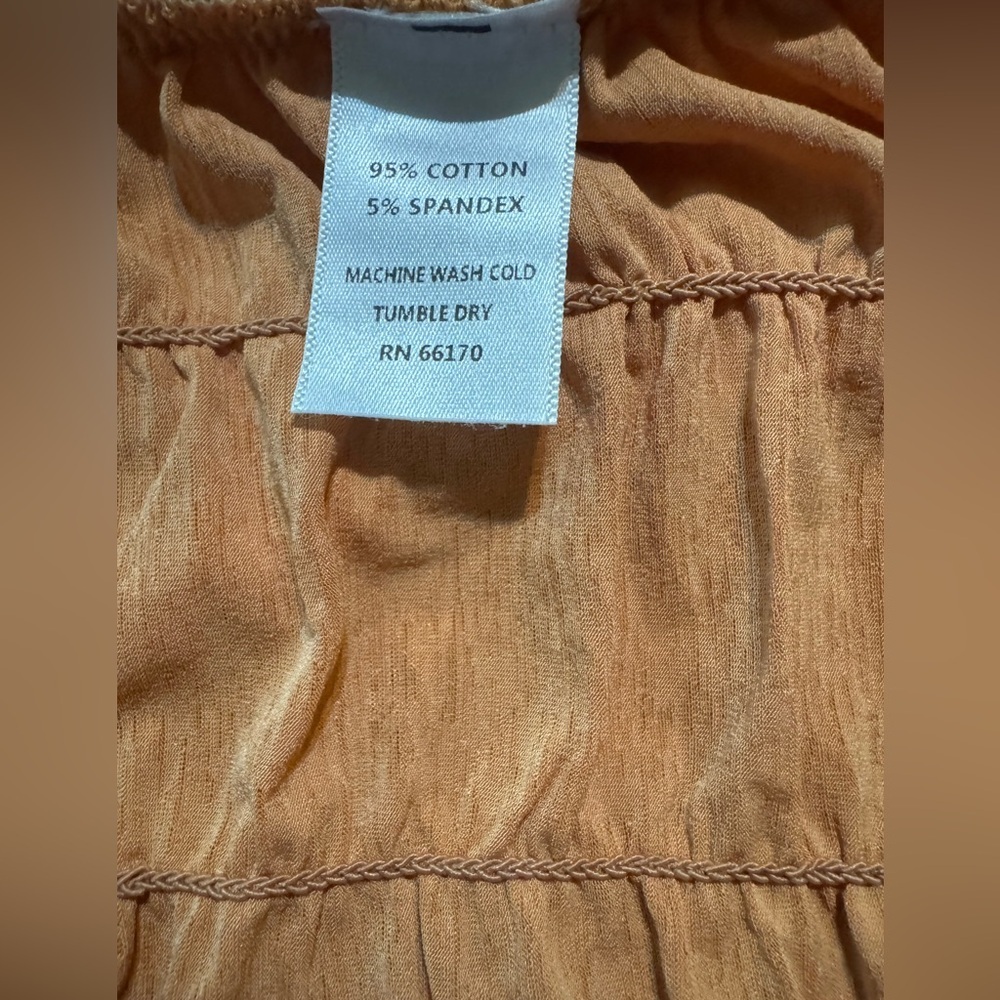 People Movement Free Fold Open Back Tank in Peach! Sold Out Online! SZ XS NWOT - Picture 7 of 8